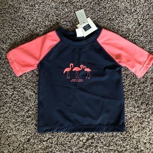 Janie and Jack girls swim top